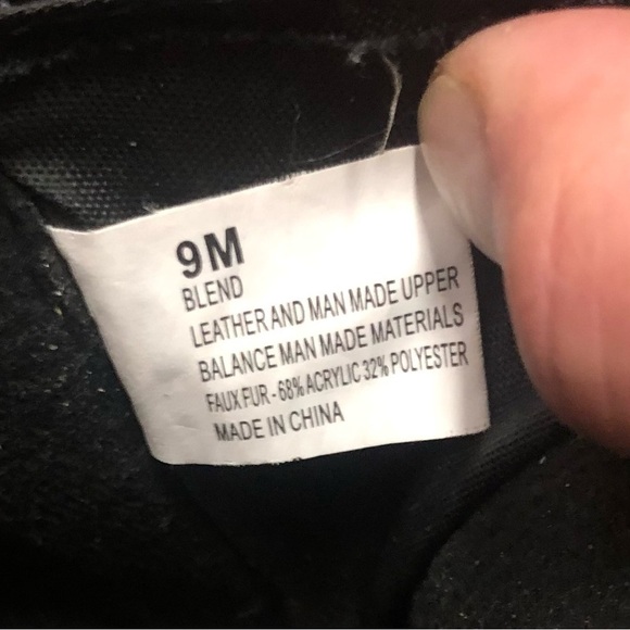 Khombu Suede Faux Fur Ankle Boots Size 9 - Picture 13 of 13